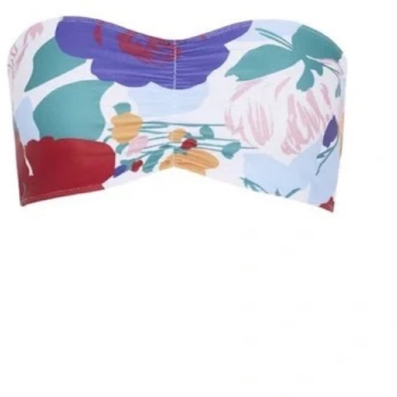 Faithfull the Brand Steffy Bikini Anita Floral Bandeau Top - Picture 8 of 9